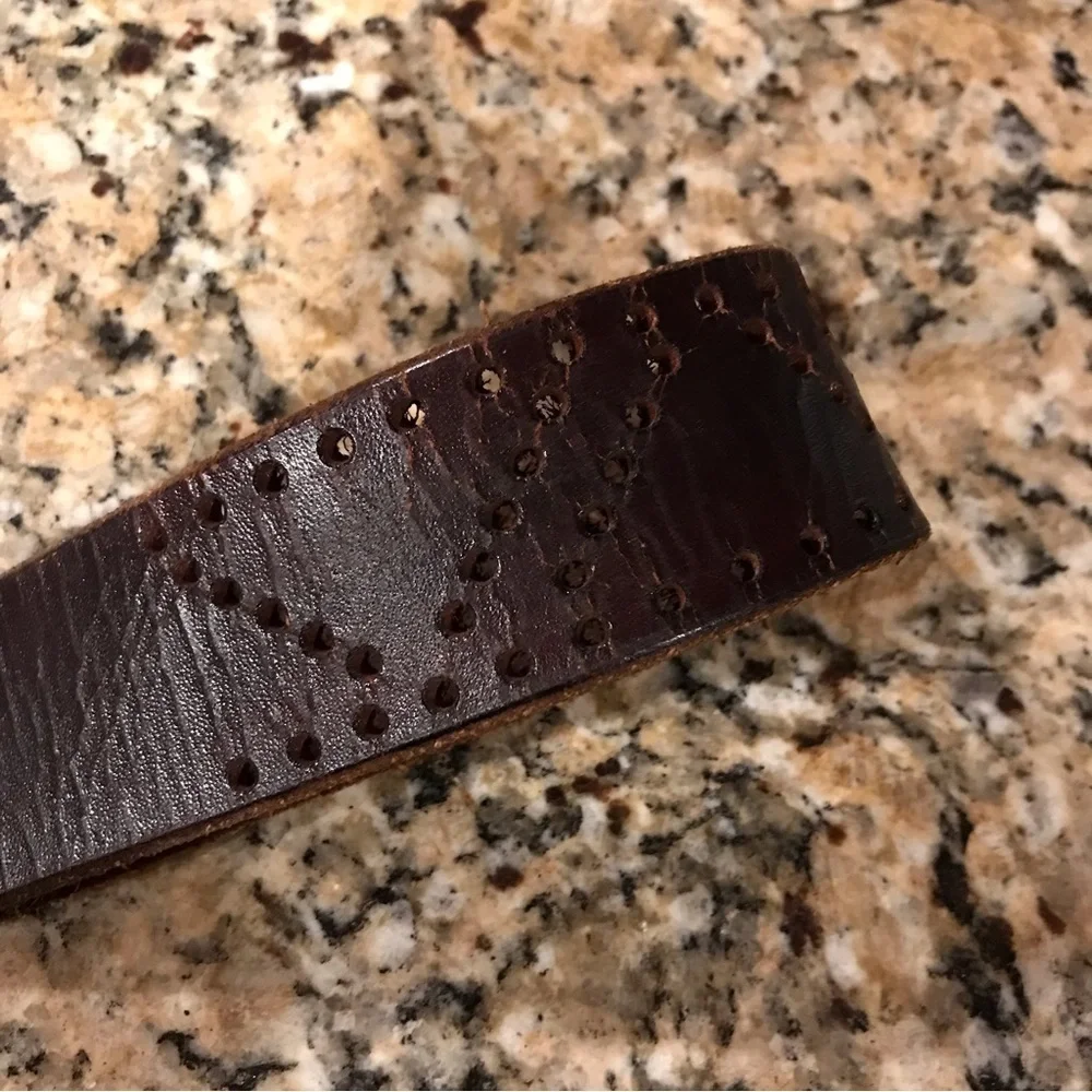 🍀VINTAGE LUCKY BRAND Distressed Leather Belt